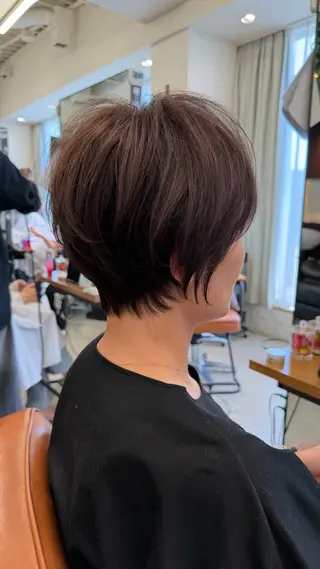 ショート 銀座/ショート/ ショートボブ広瀬のヘアスタイル