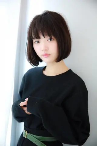 ミディアム カラー パーマ レイヤーカット✂️ 横浜No1♡下鳥翔子のヘアスタイル