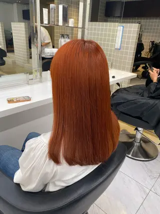 セミロング カラー ヘアアレンジ キッズ TRU Shino🦋のマツエク・マツパデザイン