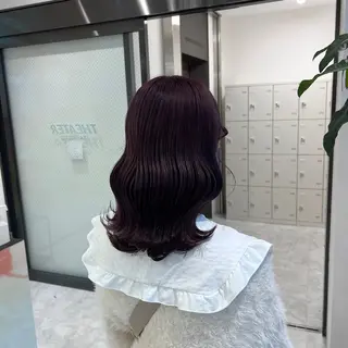 ミディアム カラー パーマ ヘアアレンジ メンズ 🤍透明感カラー🤍 似合わせ🤍AINEのヘアスタイル