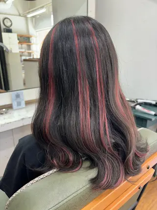 カラー キッズ 香野 優子のヘアスタイル