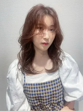 カラー ブリーチ/韓国 💫ひなた💫のヘアスタイル