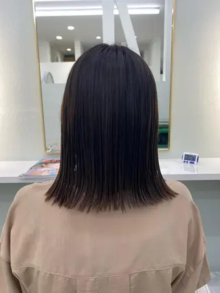 セミロング パーマ 中川 茜里のヘアスタイル