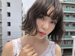 ミディアム 緑川 瑞穂のヘアスタイル