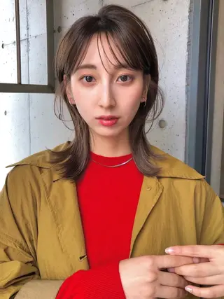 ミディアム カラー トレンドヘア🌿 chinariのヘアスタイル