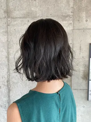 セミロング カラー 横浜美容室/暖色系 michika🌹のヘアスタイル