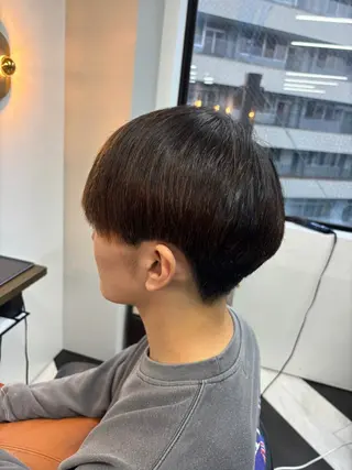 ショート パーマ メンズ 🦄艶髪育毛🌟毛髪 診断/セット/駒井のヘアスタイル