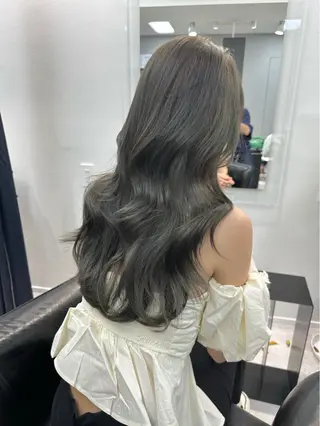 ミディアム カラー 韓国ヘア 店長NEGIのヘアスタイル