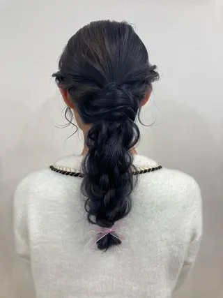 ロング カラー ヘアアレンジ ☁️hinako☁️ 1HAVANAのヘアスタイル