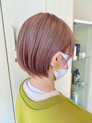 ショート カラー ハイトーン×似合わせ 🌱中川慎之介のヘアスタイル