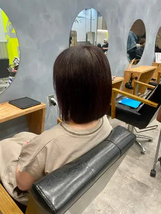 ミディアム カラー 飛澤 太陽のヘアスタイル