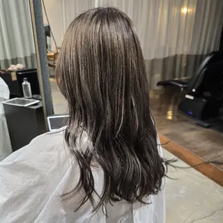 セミロング カラー ハヤシ マユ ✂ 府中美容室のヘアスタイル