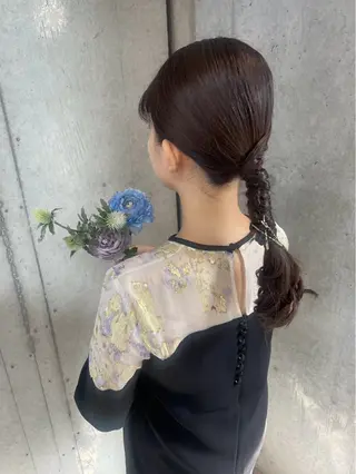 ロング ヘアアレンジ 美髪× ヘアセット✨Araiのヘアスタイル