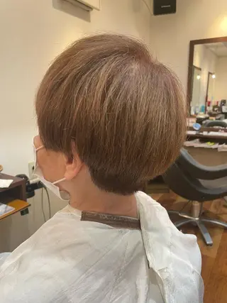 ショート カラー 浅香山✨美髪✨ やまもとあきこのヘアスタイル
