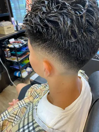 ショート BARBERSHOP NOR 店長YUTOのヘアスタイル