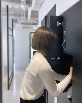 ショート カラー マンツーマン半個室 tamuraのヘアスタイル