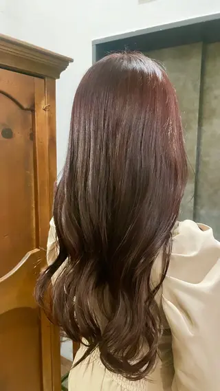 ロング カラー 🍁ロングパーマドラ イパーマ🍁陸来のヘアスタイル