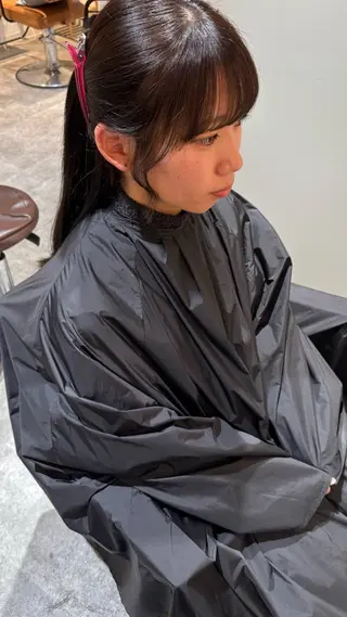ロング non. ダブルカラー🎀🤍のヘアスタイル