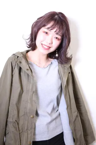 ミディアム カラー 先着1名様限定 カット無料のヘアスタイル