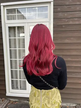 ロング カラー 野澤 優乃のヘアスタイル