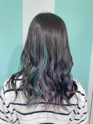 ロング 原 千景のヘアスタイル