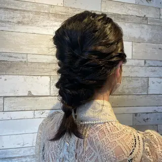 ミディアム ヘアアレンジ ボブカット/アレンジ /さきのヘアスタイル