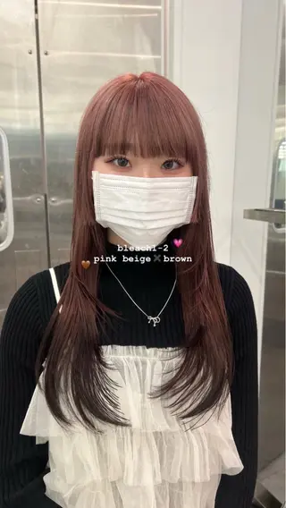 ロング カラー レイヤー特化/渋谷 rinのヘアスタイル