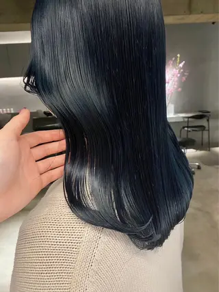 ミディアム 加古 遥のヘアスタイル