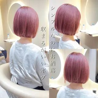 ショート カラー 縮毛矯正✨🫧 レイヤー川村利幸のヘアスタイル