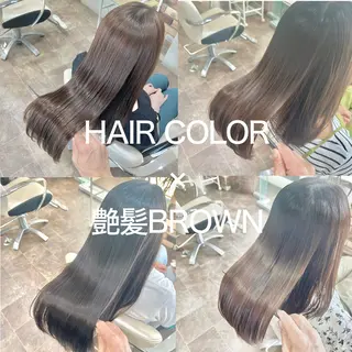 セミロング カラー 大人女性の縮毛矯正/ 艶髪職人/馬渕樹のヘアスタイル