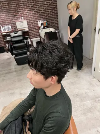 ショート tomoメンズ特化 /パーマ/カットのヘアスタイル