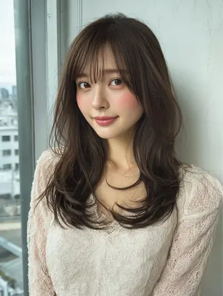 ミディアム カラー 似合わせ美髪ヘア✨ 天王寺．阿倍野🌈のヘアスタイル