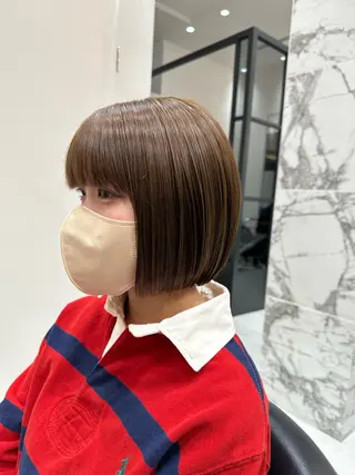 ミディアム 角本 ゆあんのヘアスタイル