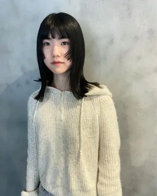 ミディアム maki @pullnocのヘアスタイル