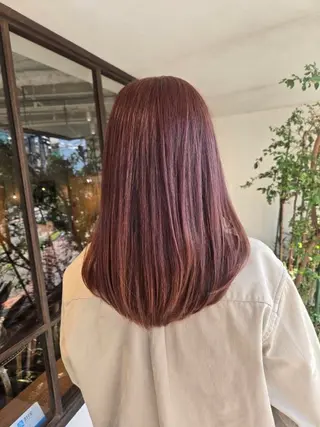 ロング カラー 韓国好き🇰🇷 美容師MIKUのヘアスタイル
