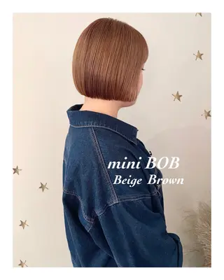 ショート カラー 市川 千夏のヘアスタイル