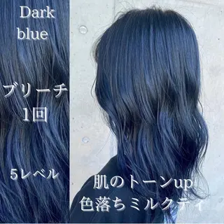 ミディアム カラー 川越 輝梨奈のヘアスタイル