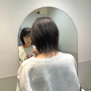 ミディアム ボブ/マンツーマン ミヒラケイタのヘアスタイル
