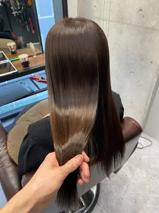 ロング カラー 韓国/ワンホンヘア 髪質改善/MaCoのヘアスタイル