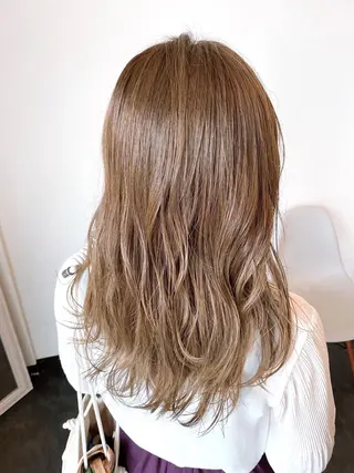 セミロング カラー 川合 勇気のヘアスタイル