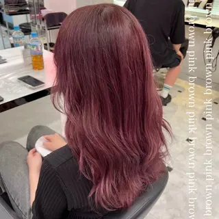 ロング カラー ヘアアレンジ 韓国風グレージュ 🤍たくみ🤍のヘアスタイル