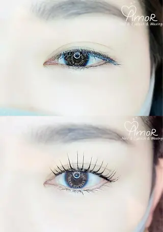 マツエク・マツパ アイブロウ AMOR EYELASHのマツエク・マツパデザイン
