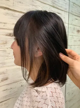 ミディアム イワタ マハ/ minim hairのヘアスタイル