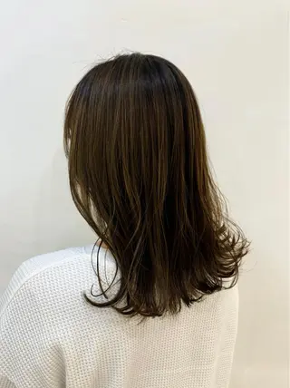セミロング カラー ヘアアレンジ 〽️magico/ ウルフDaiki〽️のヘアスタイル