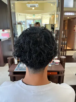 ショート パーマ メンズ 🧊メンズ特化🧊 高木航希のヘアスタイル