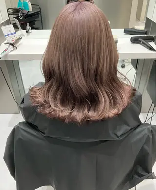 カラー 💖ブリーチなし透明 感💖ASAHIのヘアスタイル