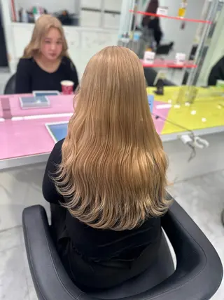 ロング カラー ♡ダブルカラー特化♡ miyuのヘアスタイル