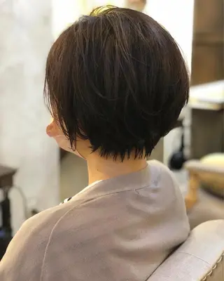 ショート カラー 鷺沼駅徒歩1分 キシタクのヘアスタイル