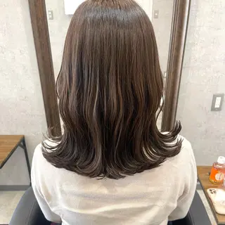 ミディアム カラー ヘアアレンジ 🌻あいり merci.🌻のヘアスタイル