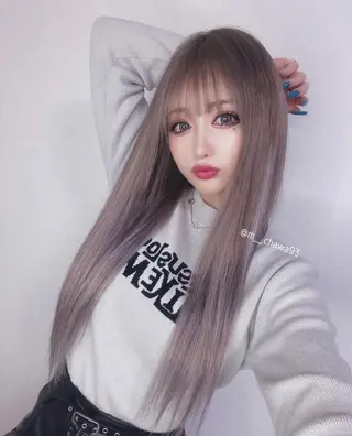 ロング カラー 糸川 伸樹のヘアスタイル